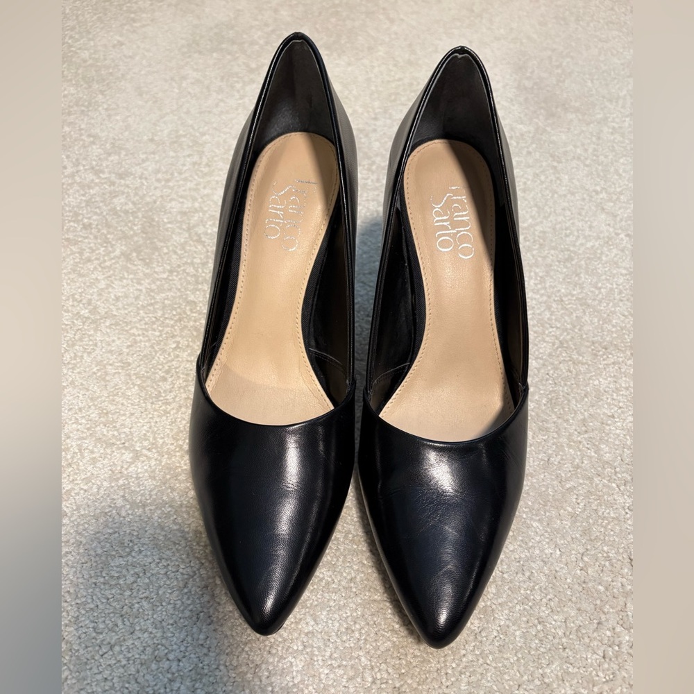 Franco Sarto “Amara” Black Heels - Size 8